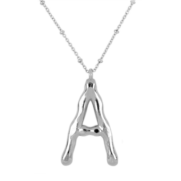 Collar Letra Big Silver