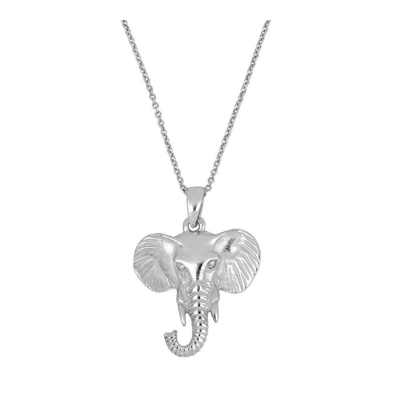 Collar Big Elephant Silver