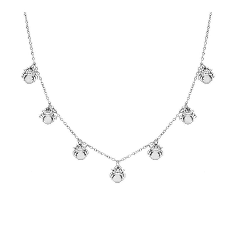 Collar Spider Silver