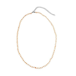 Collar Bali Orange Silver