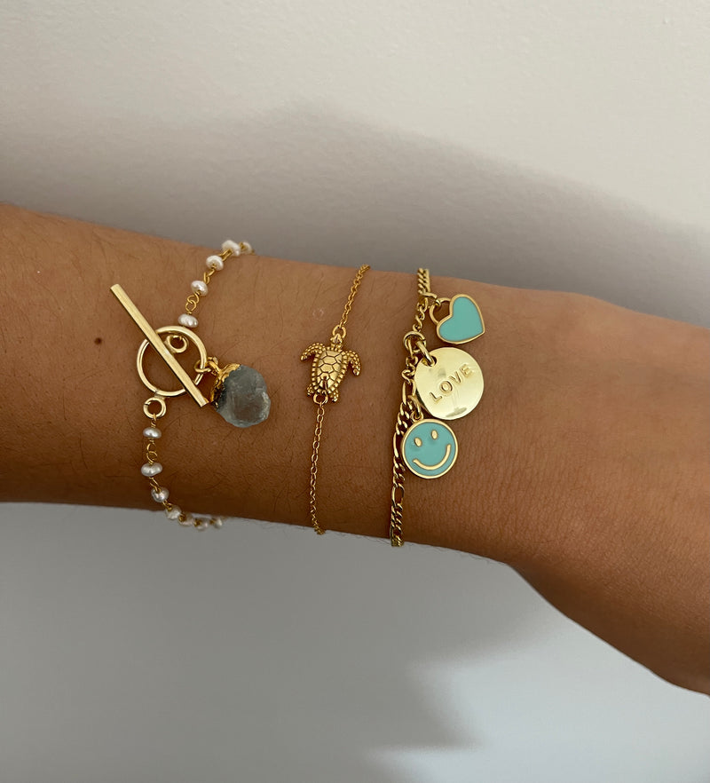 Charm Love Color Silver