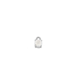 Charm Liss White Silver