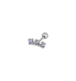 Piercing Violet Lia Silver