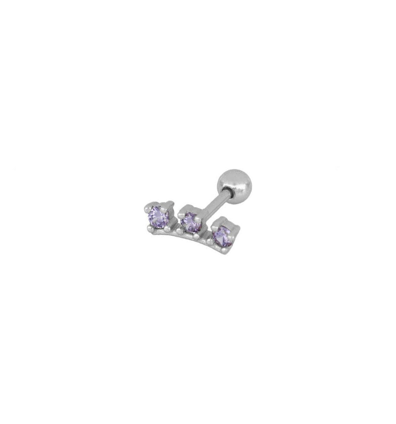 Piercing Violet Lia Silver