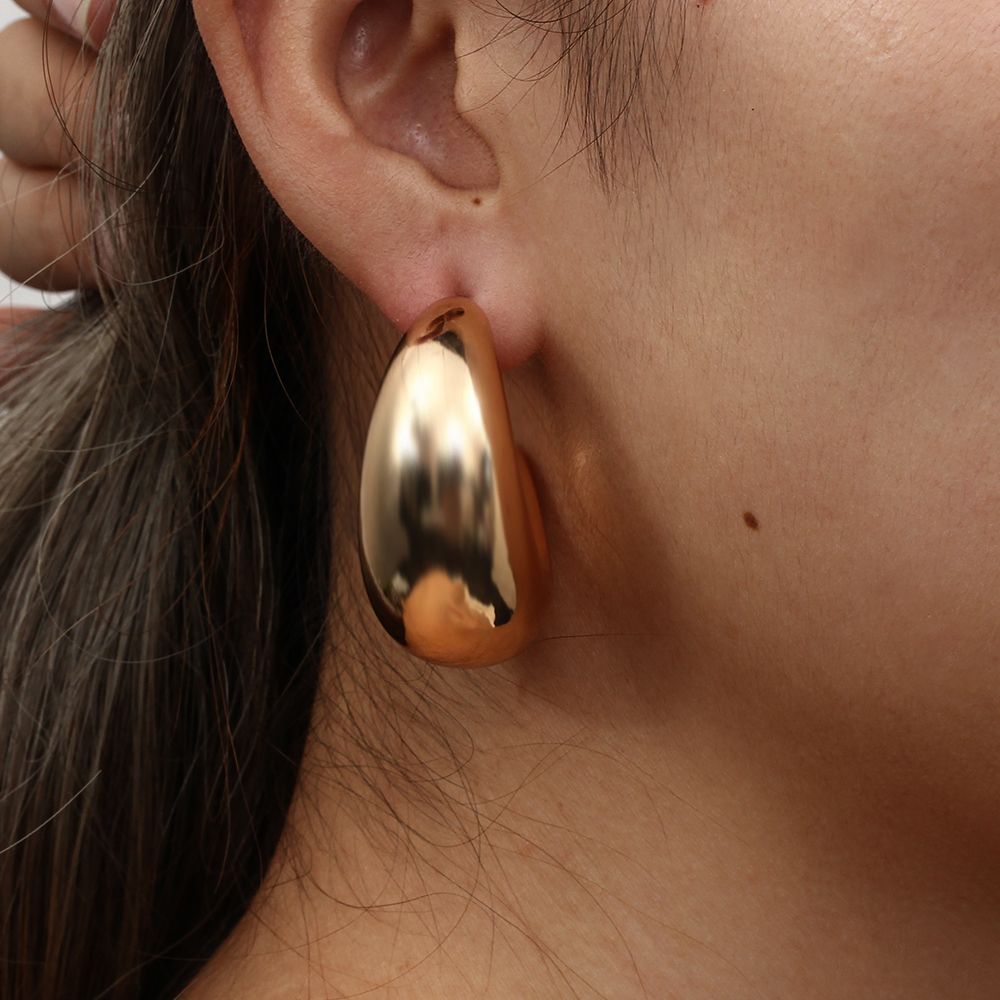 Dina Hoop Big Earrings