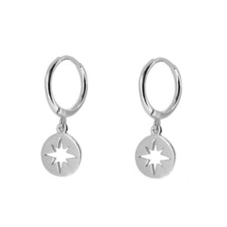 Pendientes Rose Silver