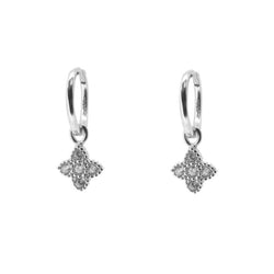 Pendientes Diamond Julia Silver