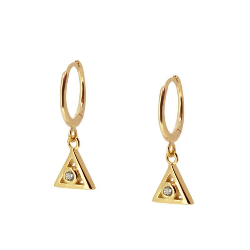 Pendientes Charm Gold