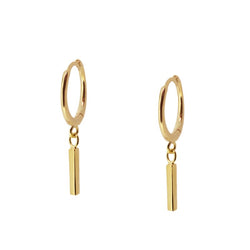 Pendientes Barra Gold