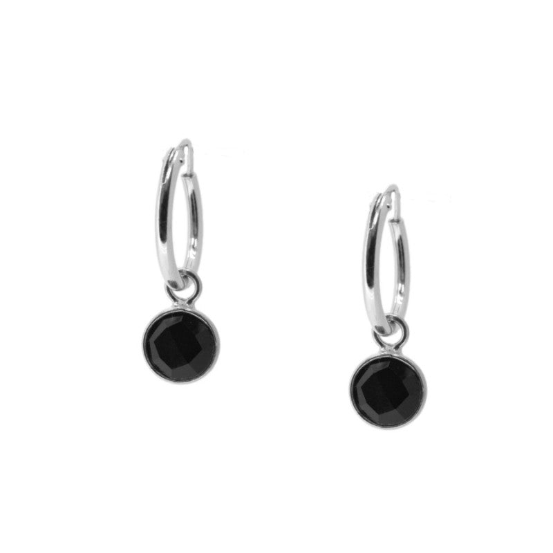 Pendientes Live Black Silver