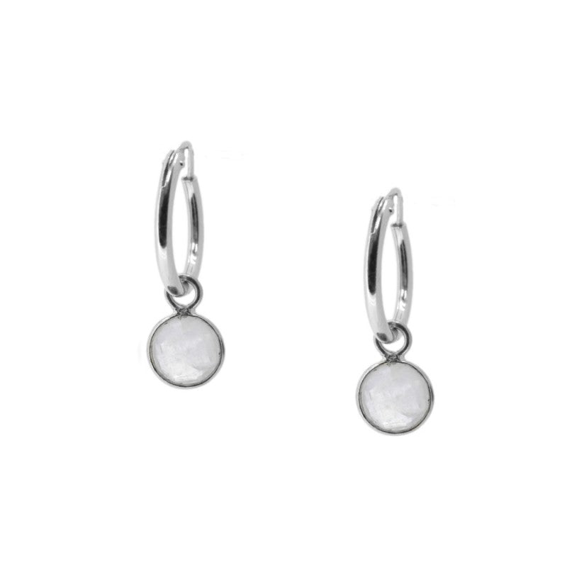 Pendientes Live White Silver