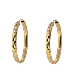 Pendientes Aros Creux Gold