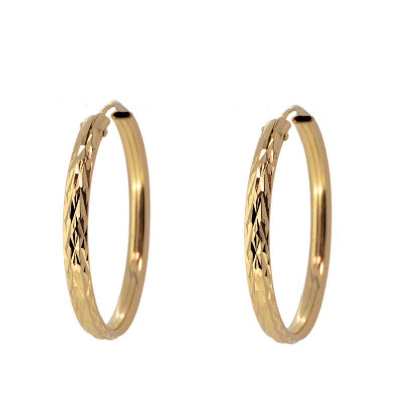 Pendientes Aros Creux Gold