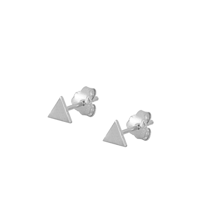 Pendientes Basic Triangle Silver