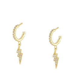 Pendientes Thunder Brille Gold