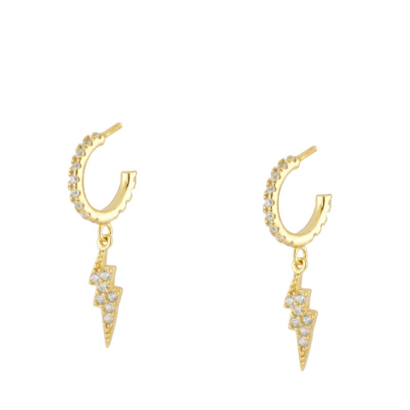 Pendientes Thunder Brille Gold