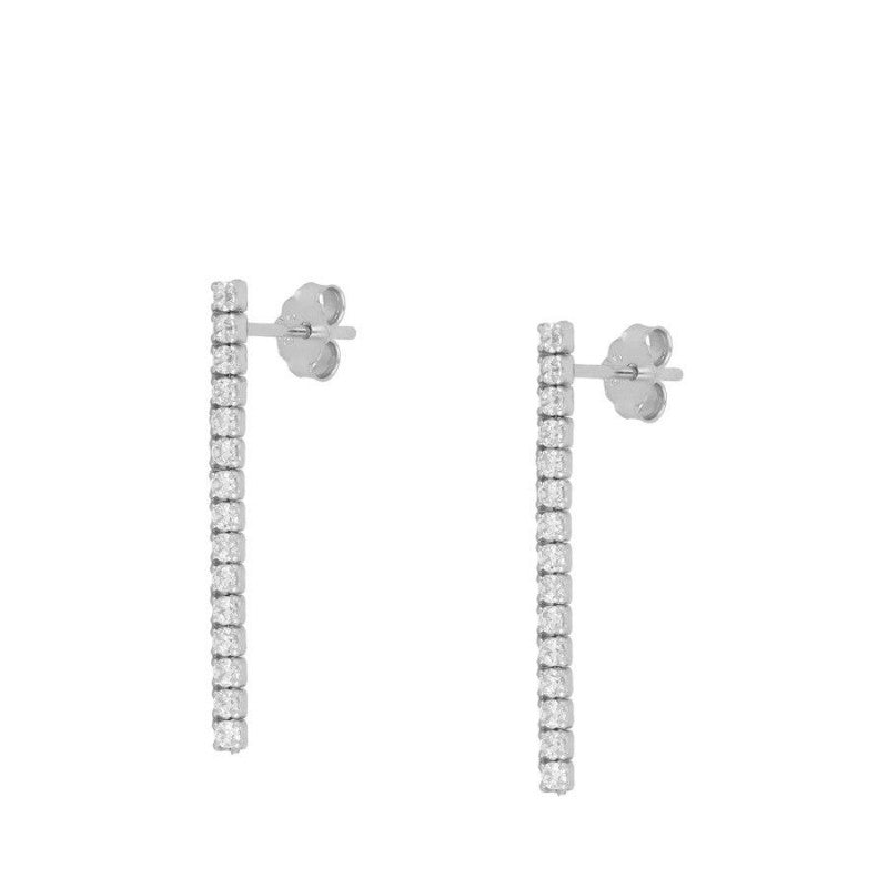 Manly Silver Earrings