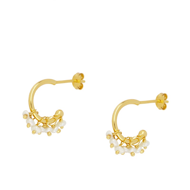 Pendientes Argelia White Gold