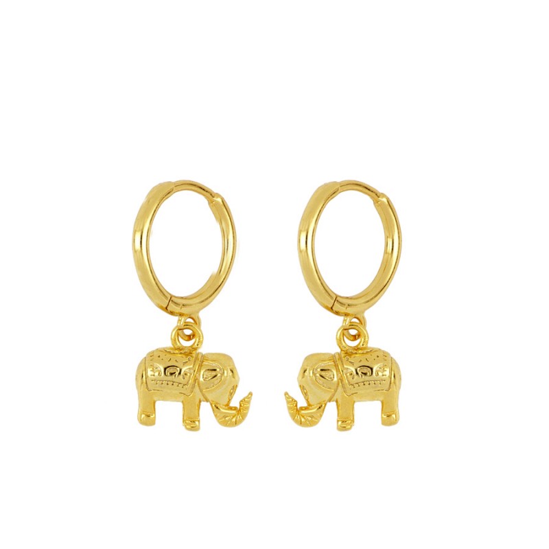 Pendientes Elephant Gold