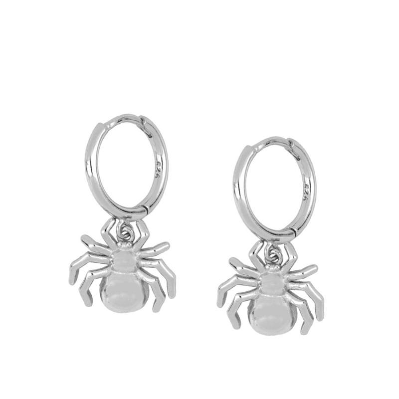 Pendientes Spider Silver