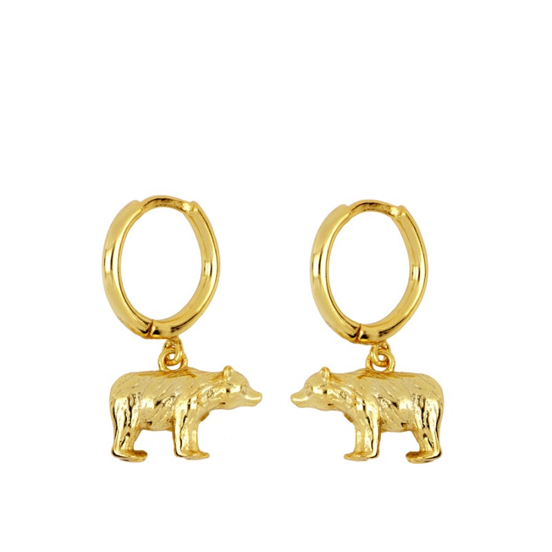 Pendientes Bear Gold
