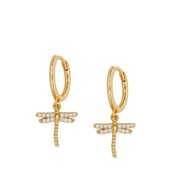 Pendientes Shine Dragon-fly Gold