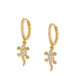 Pendientes Lizard Gold