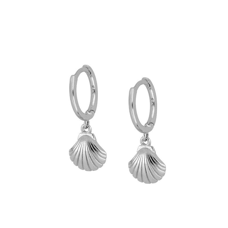 Pendientes Shell Silver
