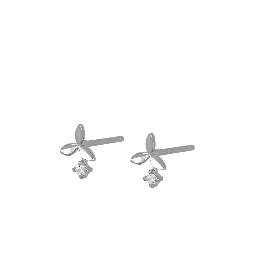 Lotus Silver Earrings