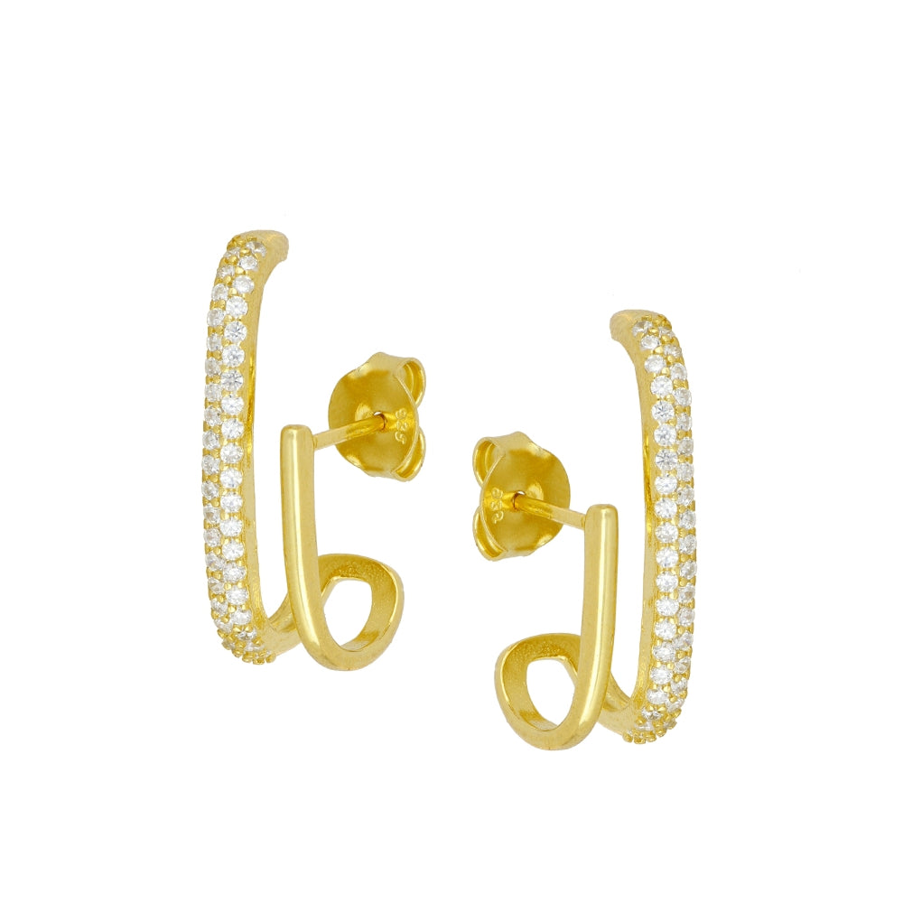 Paris Gold Earrings