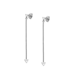 Pendientes Long Sally Silver