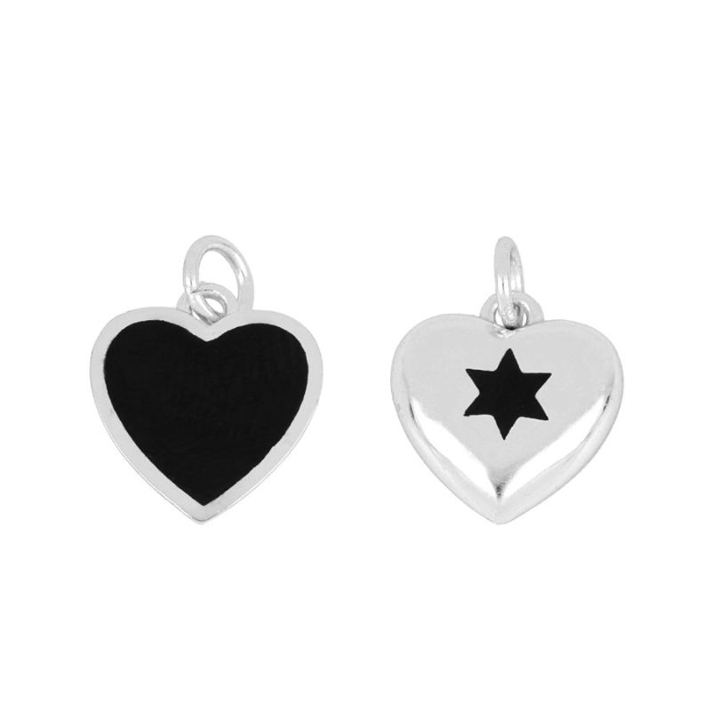 Charm Double Amour Silver
