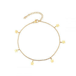 Trébol Anklet
