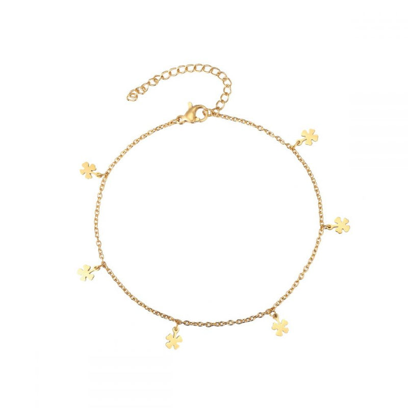 Trébol Anklet