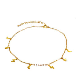 Tobillera Galaxi Gold