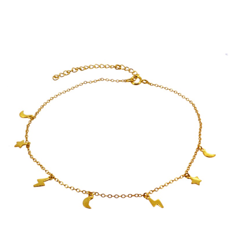 Tobillera Galaxi Gold