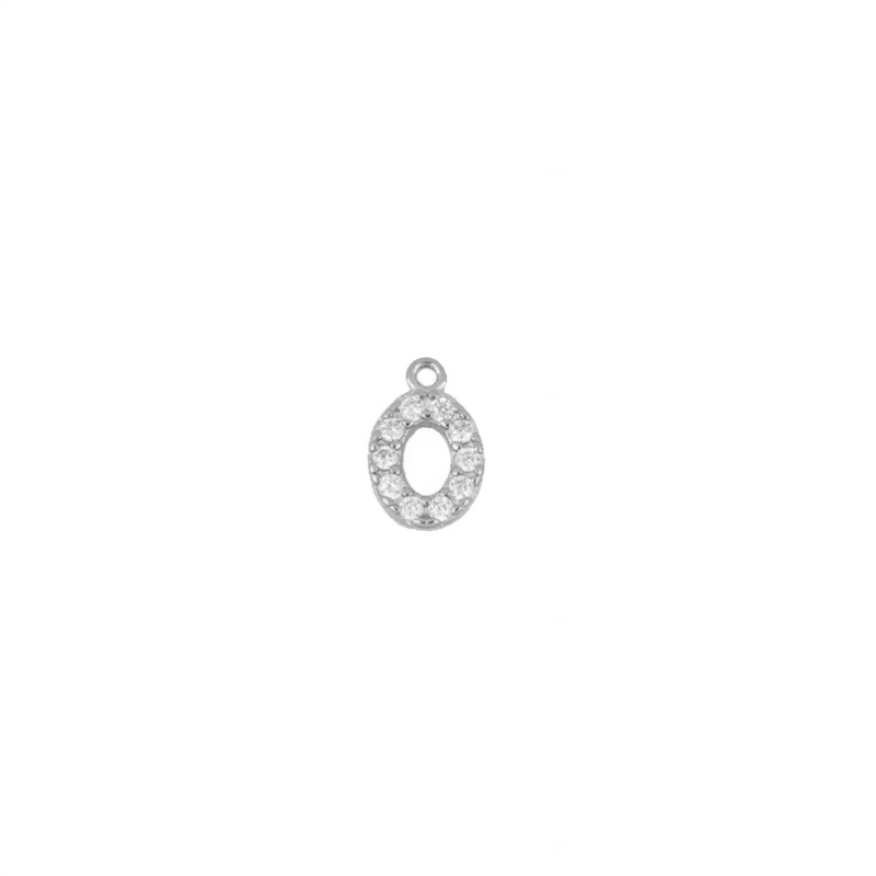 Charm Number Silver